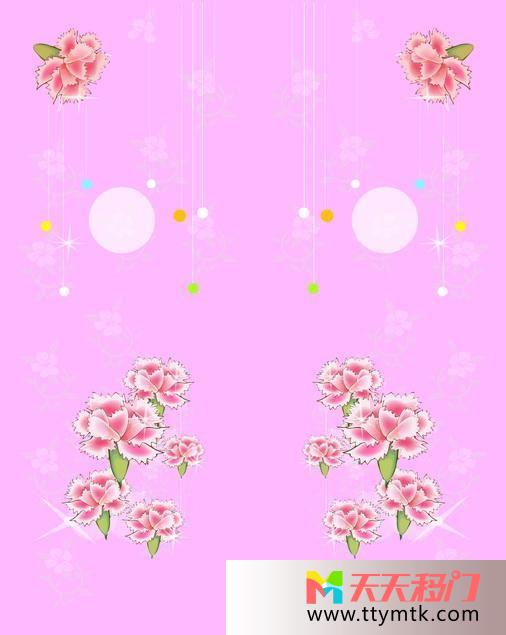 玫瑰粉红高雅月来香移图 花语馨苑SY-0975月来香