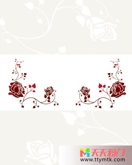 红玫瑰玫瑰花案花苞移图 玫瑰之约10-1393