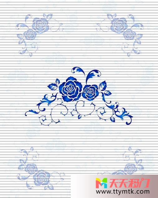 蓝色玫瑰条纹玫瑰背景移图 玫瑰条纹10-1476