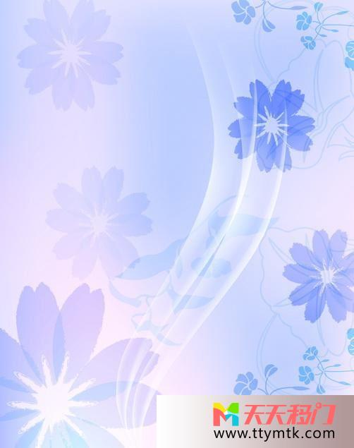 薄纱清凉蓝色宁静移图 祥和生活厨房玻璃移门C-3131宁静