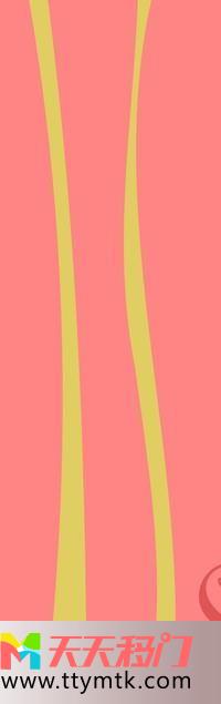 线条粉红简单移图 简约卧室玻璃移门衣柜图W-W016-1