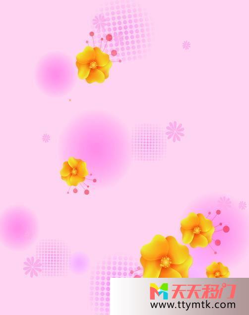 花瓣斑点粉色移图 温情强化玻璃衣柜移门C-3183