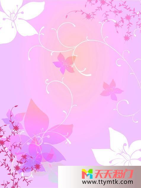 紫色背景白色花浅紫色花移图 爱意浓浓移门图库网94H020甜蜜热恋
