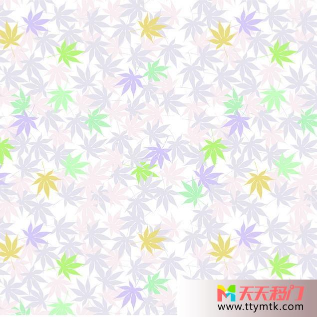 绿色枫叶蓝色枫叶橘色枫叶秋语移图 落叶归根H073秋语02
