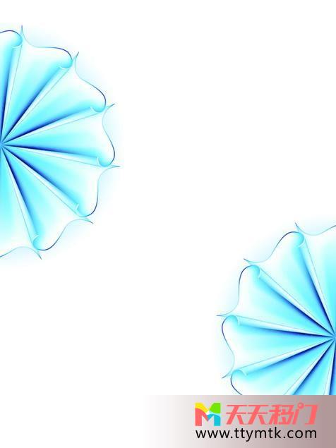 蓝色线条蓝色花瓣白色背景钟情移图 旋转的裙舞浴室钢化玻璃移门D0001钟情01