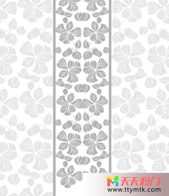 原叶花苞线条情怀移图 一对卧室移门图库大全2013D0022情怀02
