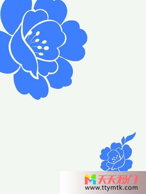 花朵花蕊阳光移图 蓝色妖姬2651