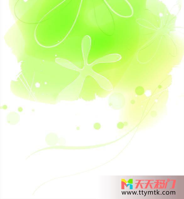 艺术抽象淡绿移图 艺术玻璃移门TXC053