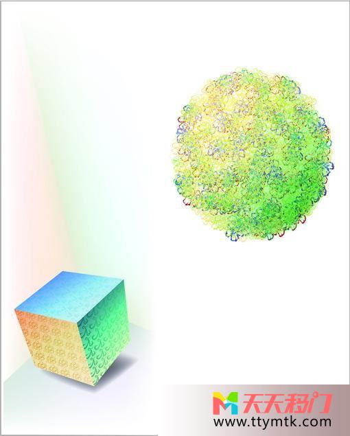 方块球形立体移图 方圆结合体TXC225