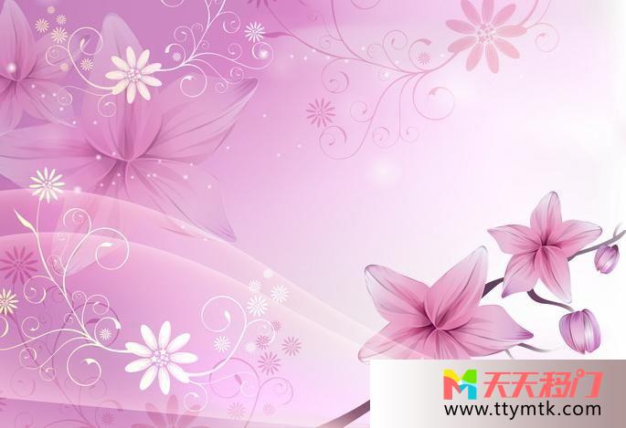 花朵曲线粉红移图 花枝招展TXD682