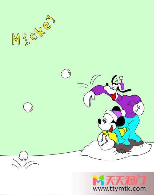 字母雪球卡通人物移图 米老鼠移门图库大全2013下载TXE520