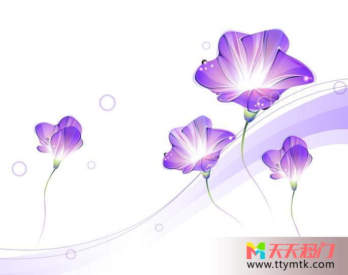 喇叭茎叶天空移图 喇叭叫春客厅玻璃移门TXF110