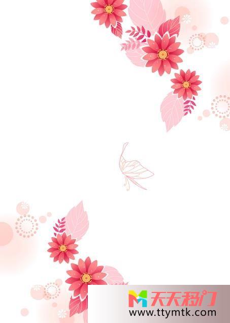 红花茎叶白色光圈移图 百花纷飞艺术移门图片TXF313