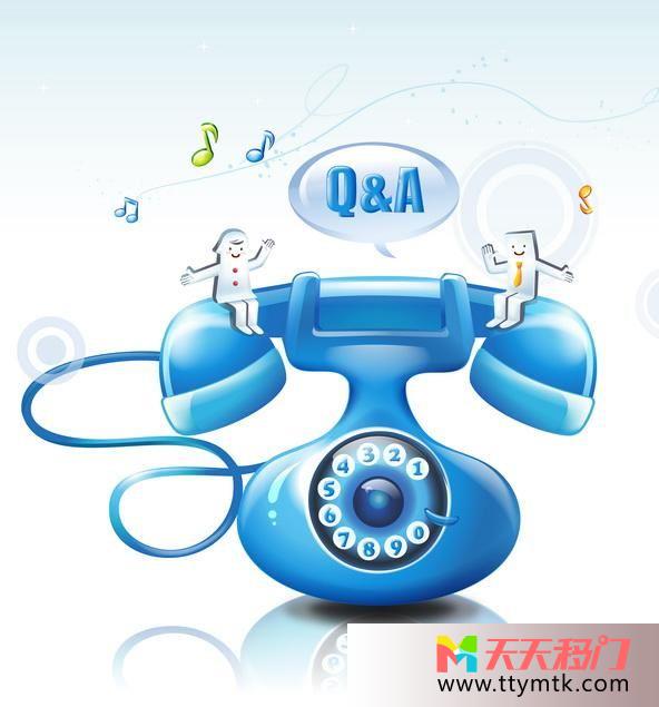 电话蓝色白色底纹移图 电话机TXF265