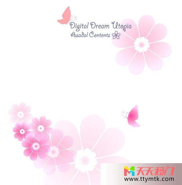 小兔棉花糖粉色底纹移图 棉花糖TXF308