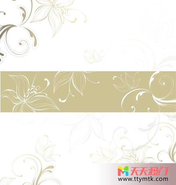 藤条白色底纹灰色条带移图 藤韵衣柜艺术移门TXF276