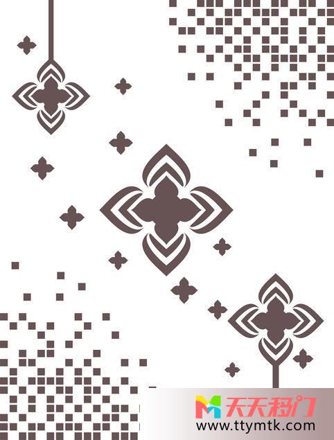 方块美图炫丽移图 方块勾勒美图玻璃移门卫生间TXH506