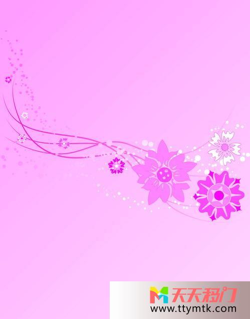 粉色花叶子移图 粉红色的记忆TXH614