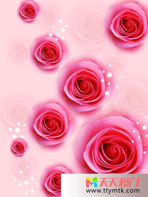 玫瑰白点粉色背景移图 玫瑰索爱TXi187