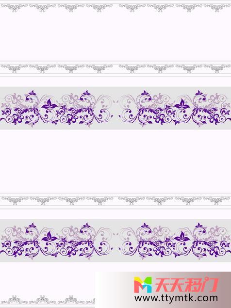 线条花叶子移图 线条与紫色藤蔓索亚衣柜玻璃移门图片TXM770