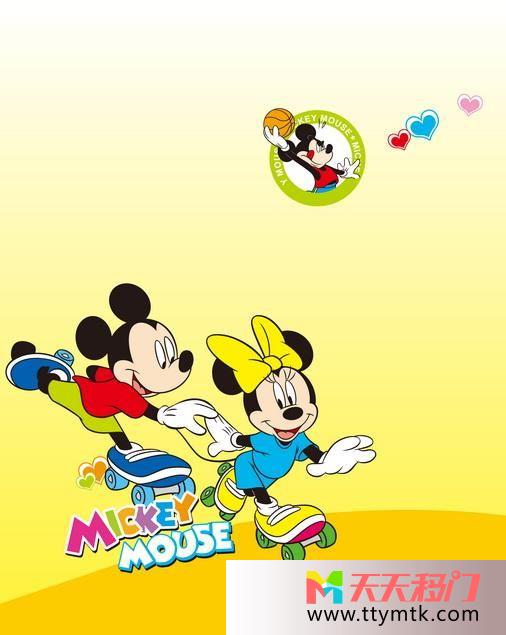 迪士尼可爱米老鼠移图 卡通世界厨房玻璃移门图片txnkt022